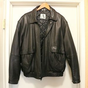 Men's Black Leather Jacket
